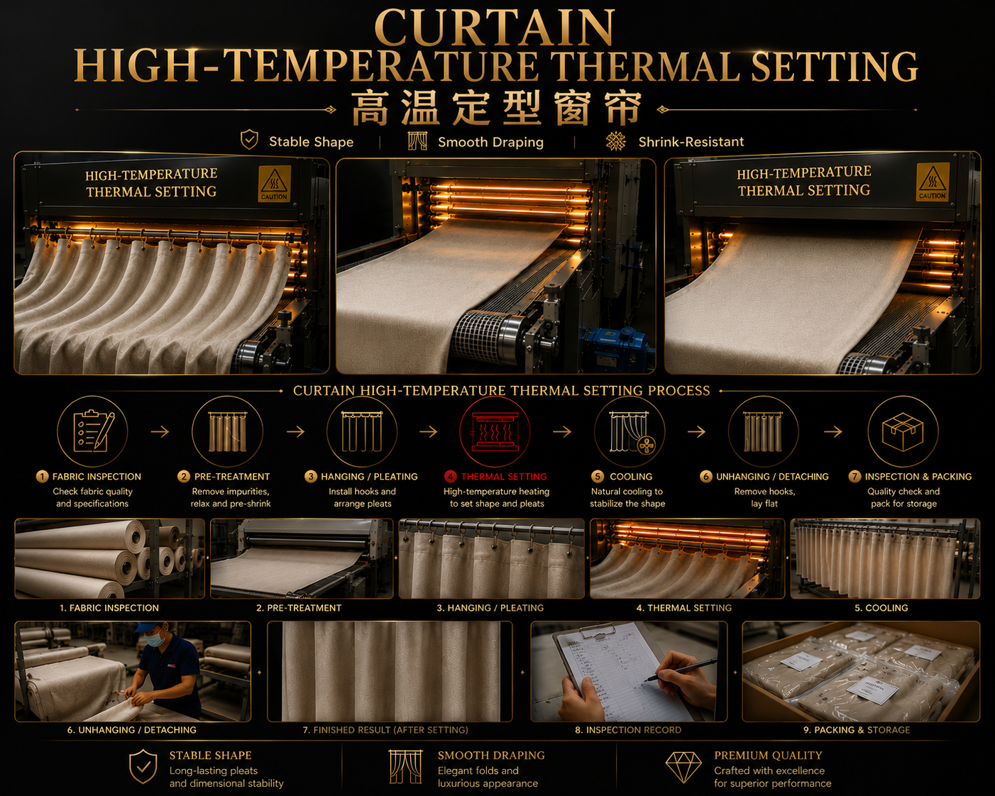 Curtain High Temperature Setting
